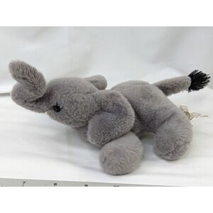 Wildlife Artists Gray Elephant Plush Finger Puppet 7 Inch 2017 Stuffed Animal